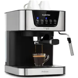 Arabica Espressomaschine 1050W 15 Bar 1,5l Touch-Bedienfeld  Edelstahl