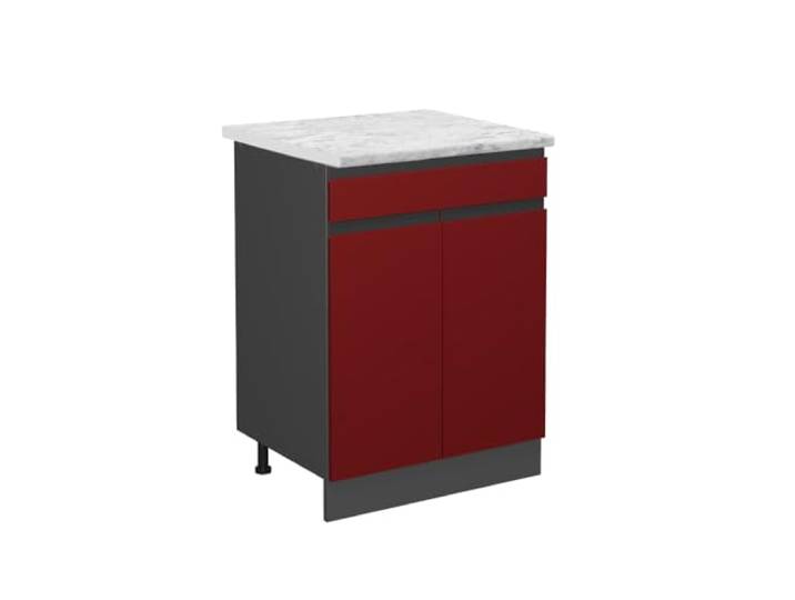 Vicco Küchenunterschrank R-Line, Rot, 60 cm