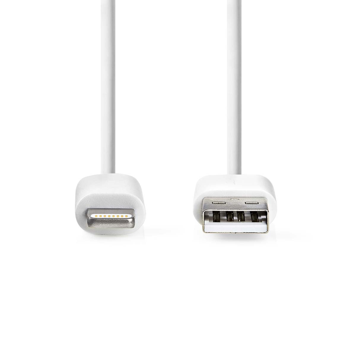 Nedis Lightning-kabel USB-A naar Lightning 8-pins, 1,0 m, Wit