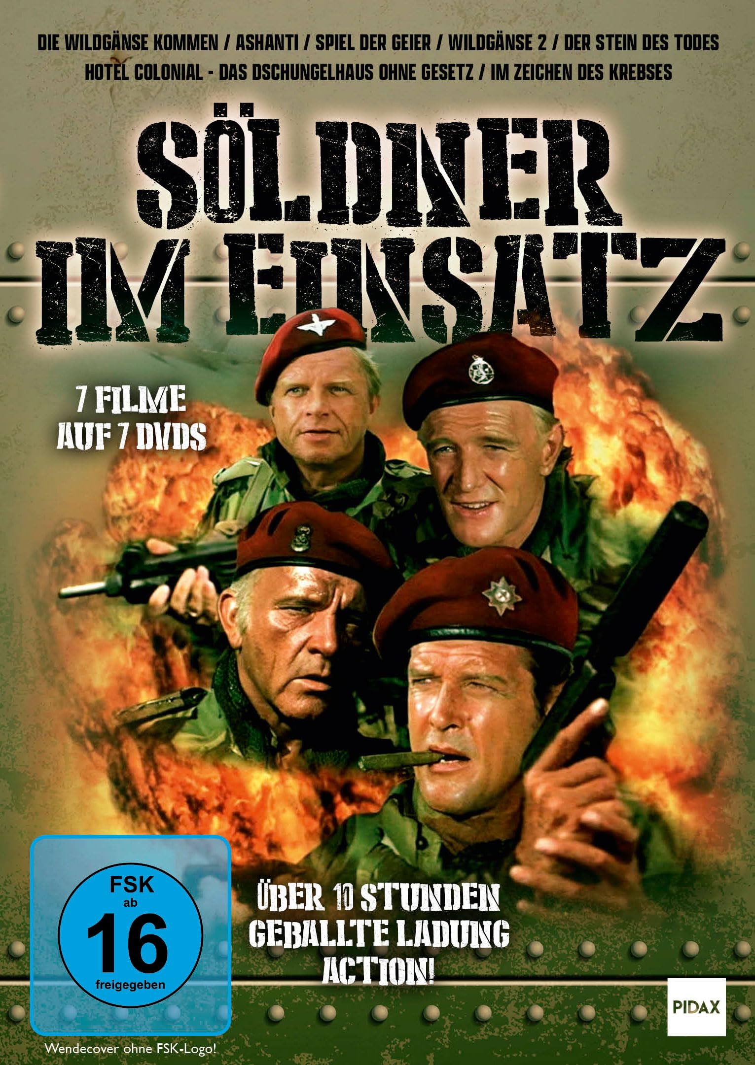 Söldner im Einsatz / Die geballte Ladung Action und Spannung mit 7 Filmklassikern! [7 DVDs] - Preis vom 09.10.2026 07:28:09 h