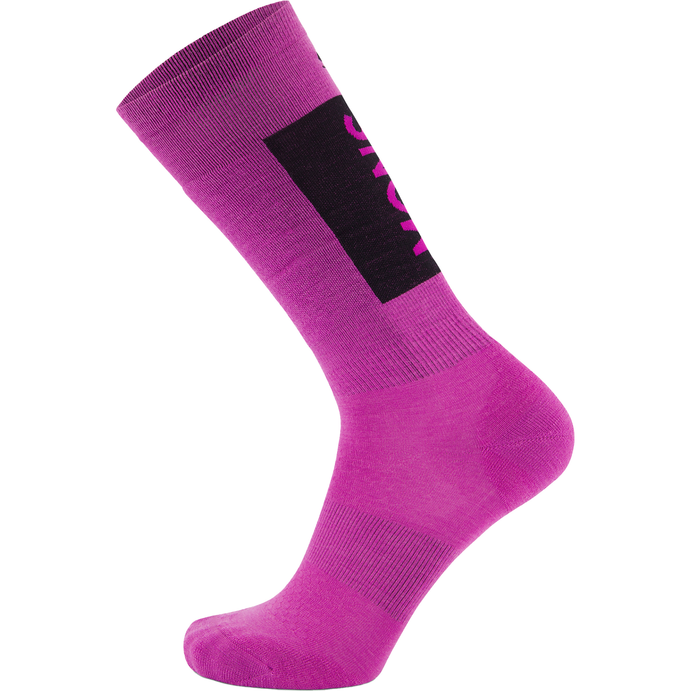 Mons Royale Atlas Merino Snow Freizeitsocken lila Größe 42 Lifestyle Widerstandsfähig Merinowolle