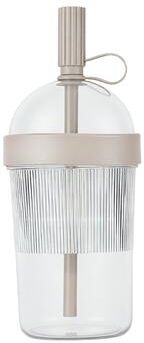 Universal Stock Coffee Tumbler With Straw & Lid Leak Proof Travel Mug For Hot & Cold Drinks brown