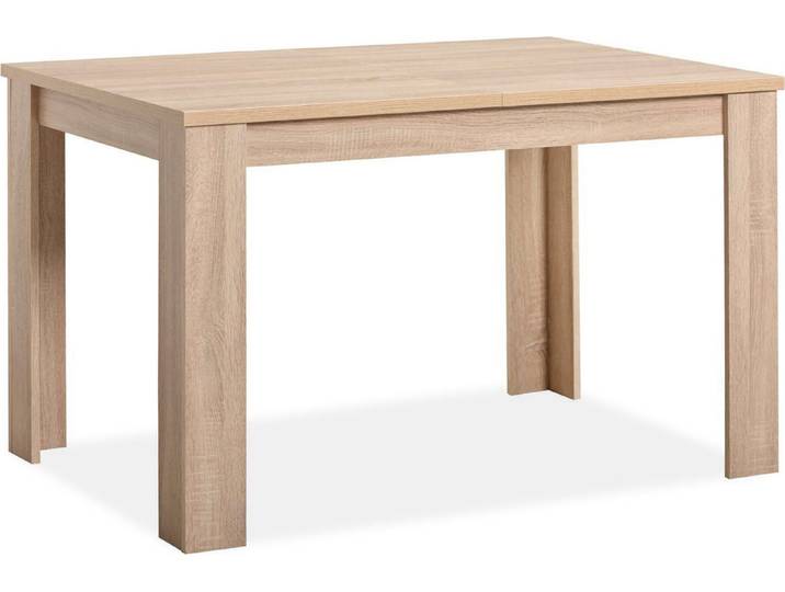 Homestyle4u Esstisch ausziehbar Braun Esszimmertisch Holztisch 120x80 cm