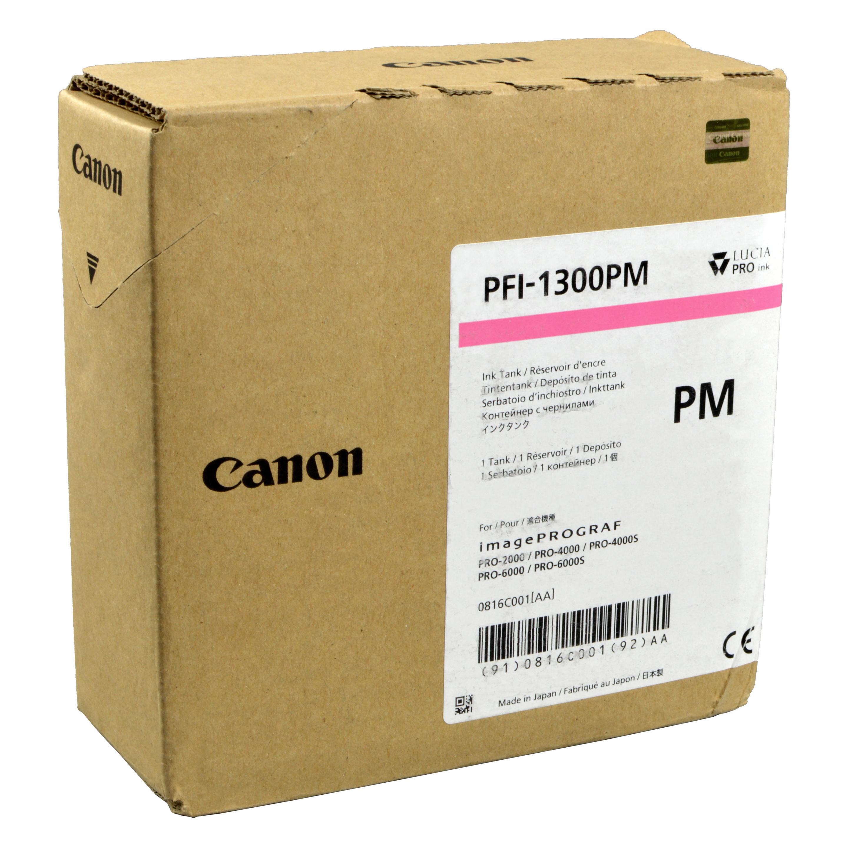 Canon Tintenpatrone photo magenta (PM) (PFI1300PM)