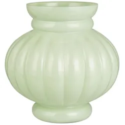 IB Laursen Vase Petra in Hellgrün, Höhe 18, Ø 17 cm
