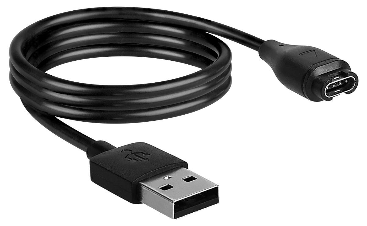 kwmobile Oplaadkabel voor Garmin Vivoactive 3 4, Venu 2 2S Sq en Fenix 5 6 7S 7, USB-oplaadkabel voor smartwatch
