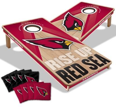 Skip's Garage Arizona Cardinals NFL 2x4 Professional Cornhole Board Set