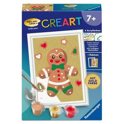 CreArt, Malen nach Zahlen Kinder - Lebkuchenmann