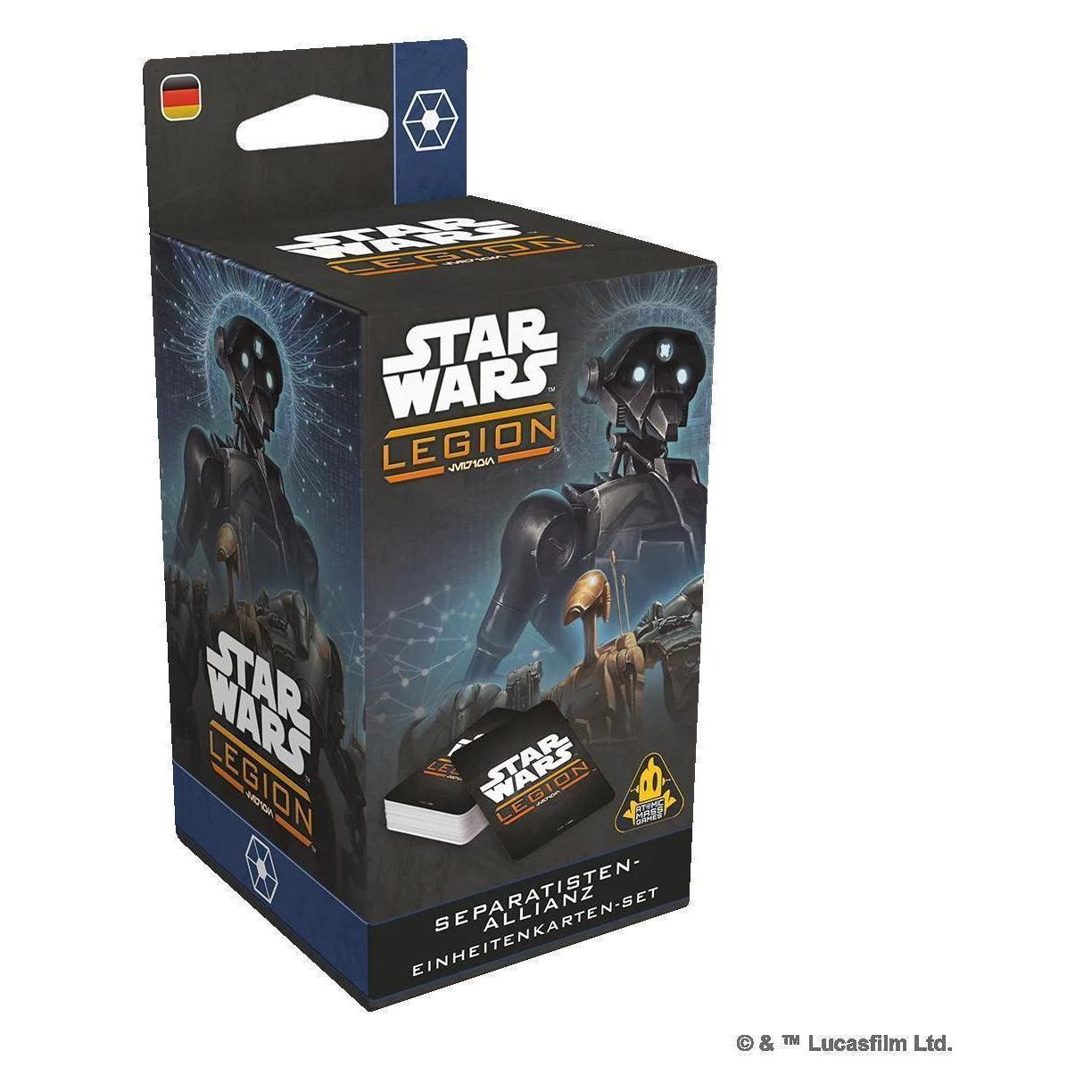 Atomic Mass Games Star Wars: Legion - Separatisten-Allianz Einheitenkarten-Set (AMGD1222)