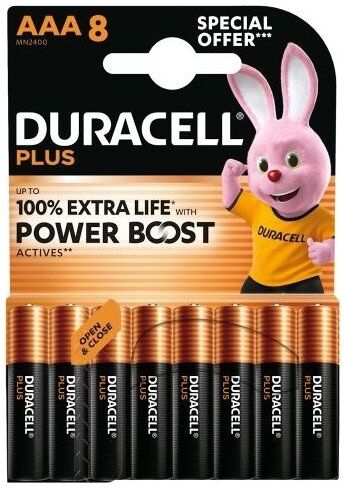 Duracell Plus Boost Aa Batteri, 8 Stk