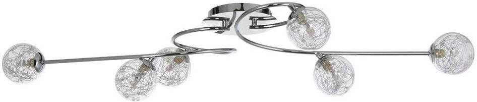 Pagazzi Lighting Glass Flush Mount 23" H x113" W x 36" D