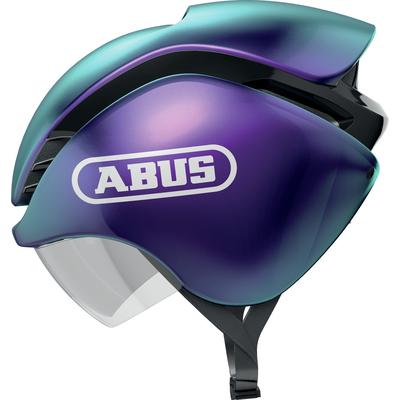 Rennradhelm ABUS "GAMECHANGER Tri shiny black" Gr. S, lila (flipflop lila), Helme, S Kopfumfang: 51cm - 55cm