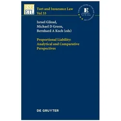 Proportional Liability: Analytical and Comparative Perspectives, Fachbücher von Michael, Bernhard, A Koch, D Green