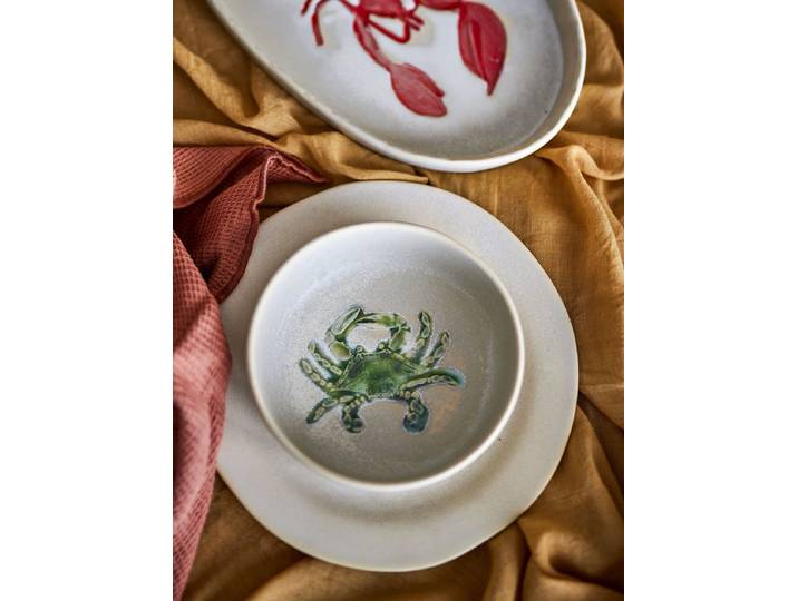 Schale Hadden Krabbe Grün 4er-Set Ø 15cm Grün