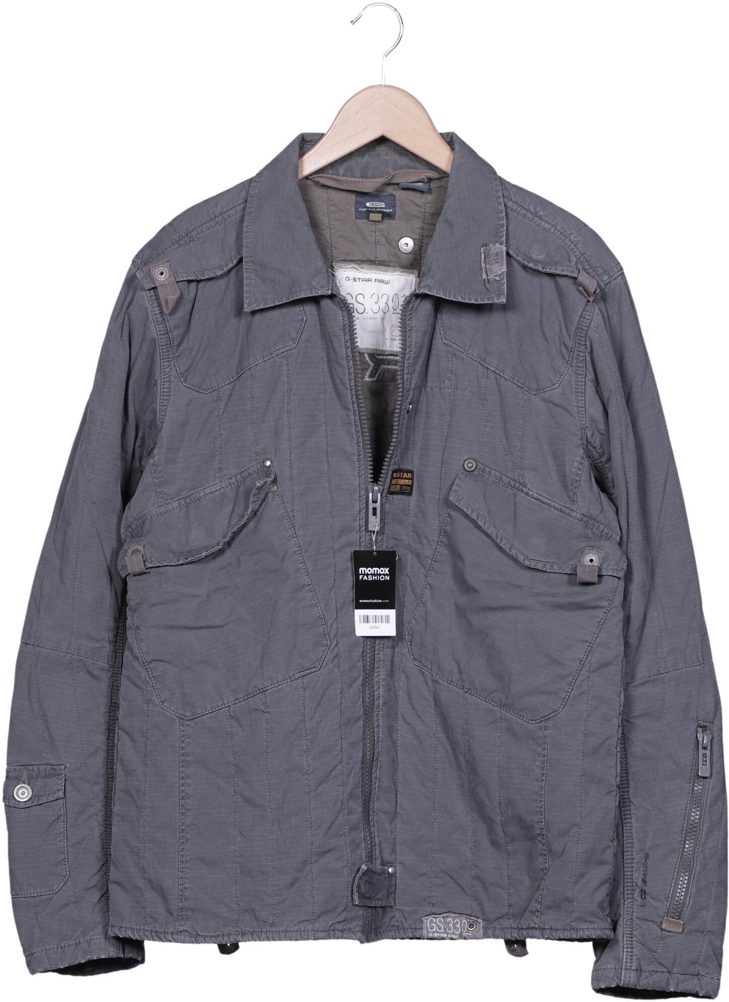 G Star RAW Herren Jacke, Grau, Gr. Xxl, Baumwolle - Second Hand