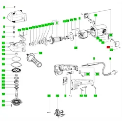 Festool Kohlehalterabdeckung (Paar) für POLLUX 180 E