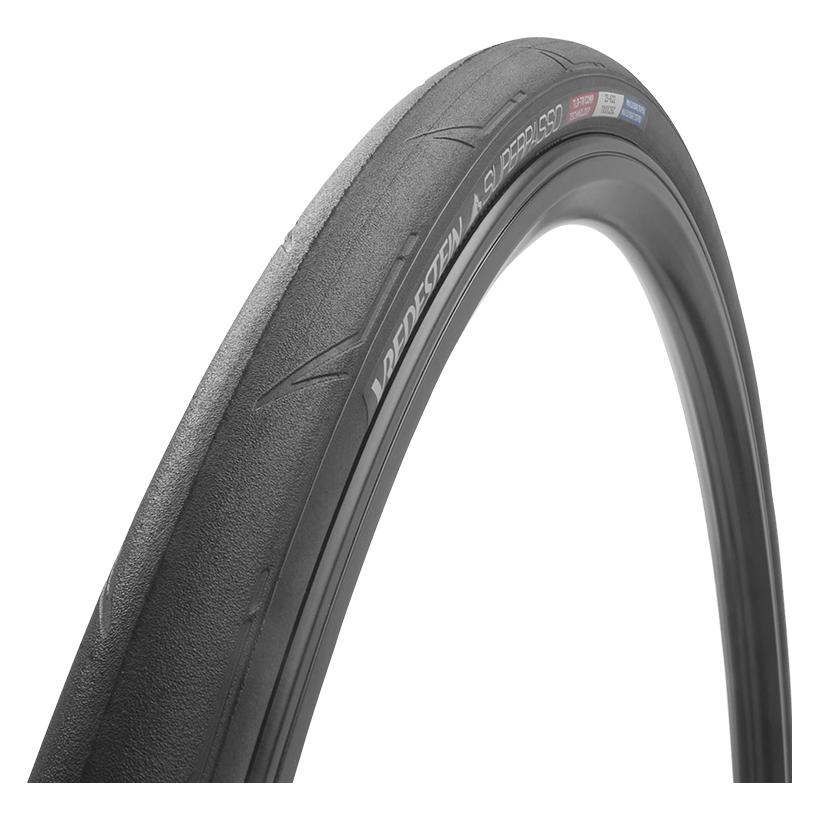 Vredestein Superpasso Road Tire, 700x25c (25-622), aufgerollt, TPI150, 225G, Schwarz (neu) (25-622) (28931-8714692892981)