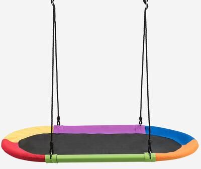 Outdoor Saucer Tree Swing Height Adjustable Large Flying Oval Swing