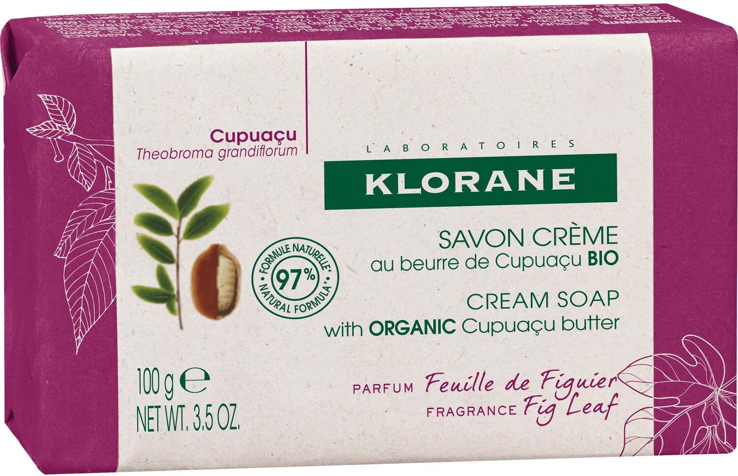 Klorane Jabón Crema Hoja de Higuera 100 g