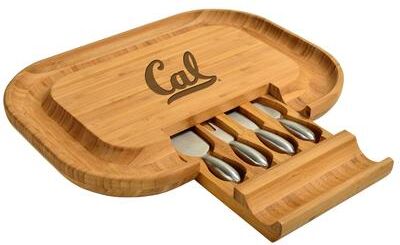 Picnic at Ascot NCAA California Berkeley University Golden Bears Bamboo Cheese & Charcuterie Board