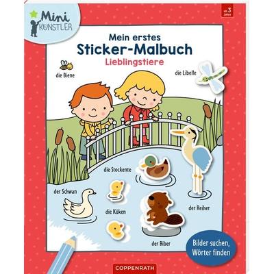 Mein 1. Sticker-Malbuch: Lieblingstiere - Mini-Künstler, Broschur von Deborah Van de Leijgraaf, Coppenrath Verlag GmbH & Co. KG, 978-3-649-64756-0