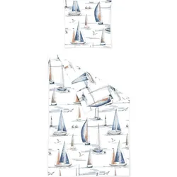 Traumschlaf, Bettwäsche, Segeltrip (Bettwäsche Set, 155x220 cm + 80x80 cm)