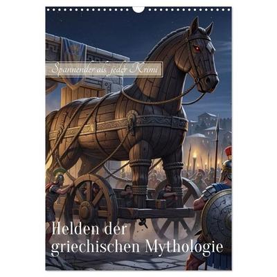 Helden der griechischen Mythologie (Wandkalender 2027 DIN A3 hoch), CALVENDO Monatskalender