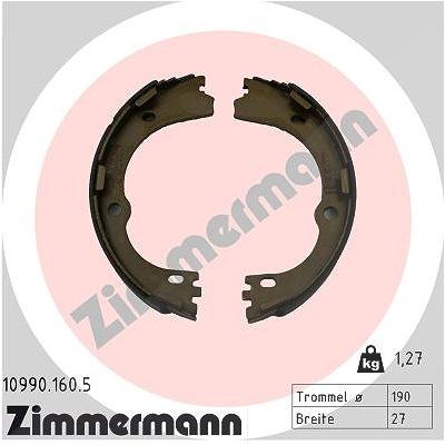 Zimmermann Bremsbackensatz [Hersteller-Nr. 10990.160.5] für Hyundai, Kia