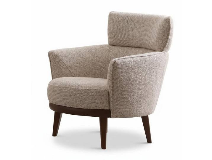 JVmoebel Loungesessel Sessel Modern Beige Luxus Elegant Design Loungesessel Polstersessel (1-St), Made in Europa