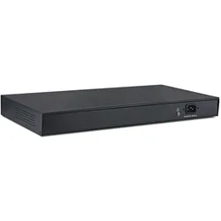 InLine PoE+ Gigabit Netzwerk Switch 24 Port (24 Ports), Netzwerk Switch, Schwarz