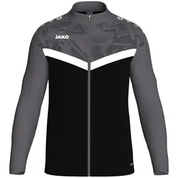 JAKO Iconic Polyesterjacke Kinder 801 - schwarz/anthrazit 164