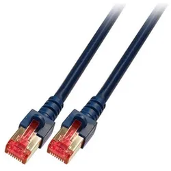 Patchkabel 15m Schwarz CAT6 doppelt geschirmt