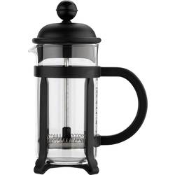 bodum PRESS JAVA Kaffeebereiter Transparent, Schwarz Fassungsvermögen Tassen=3 Glaskanne 1763203