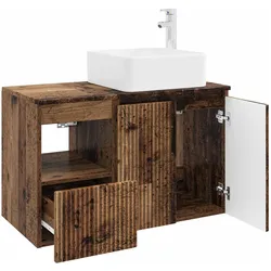vidaXL, Badmöbelset, Badezimmermöbel-Set