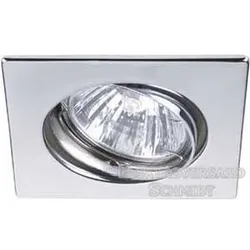 Brumberg Einbau-Downlight, schwenkbar 25°, GX5,3, 12V, 50W, nickel-matt