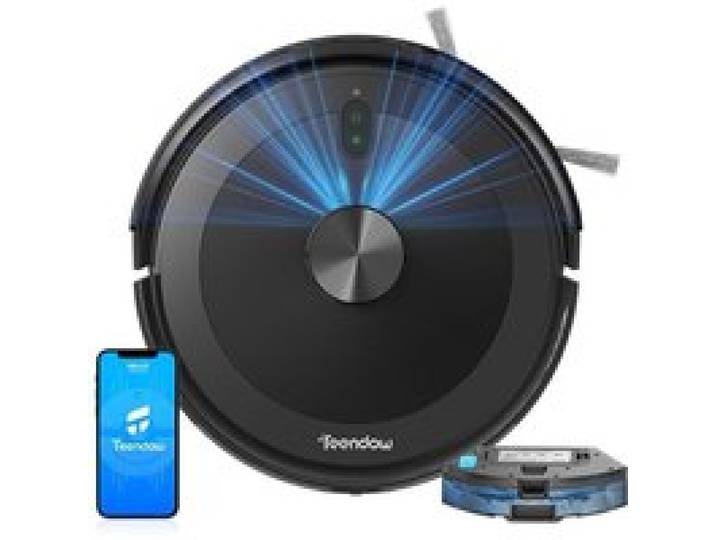 Aspirateur robot - TEENDOW - 3-en-1 - 4500Pa - 180 mins - Navigation LDS