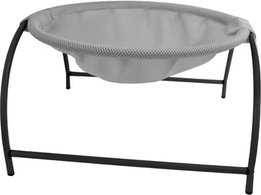 Inspire Curations DreamLift Elevated Pet Hammock Bed grey