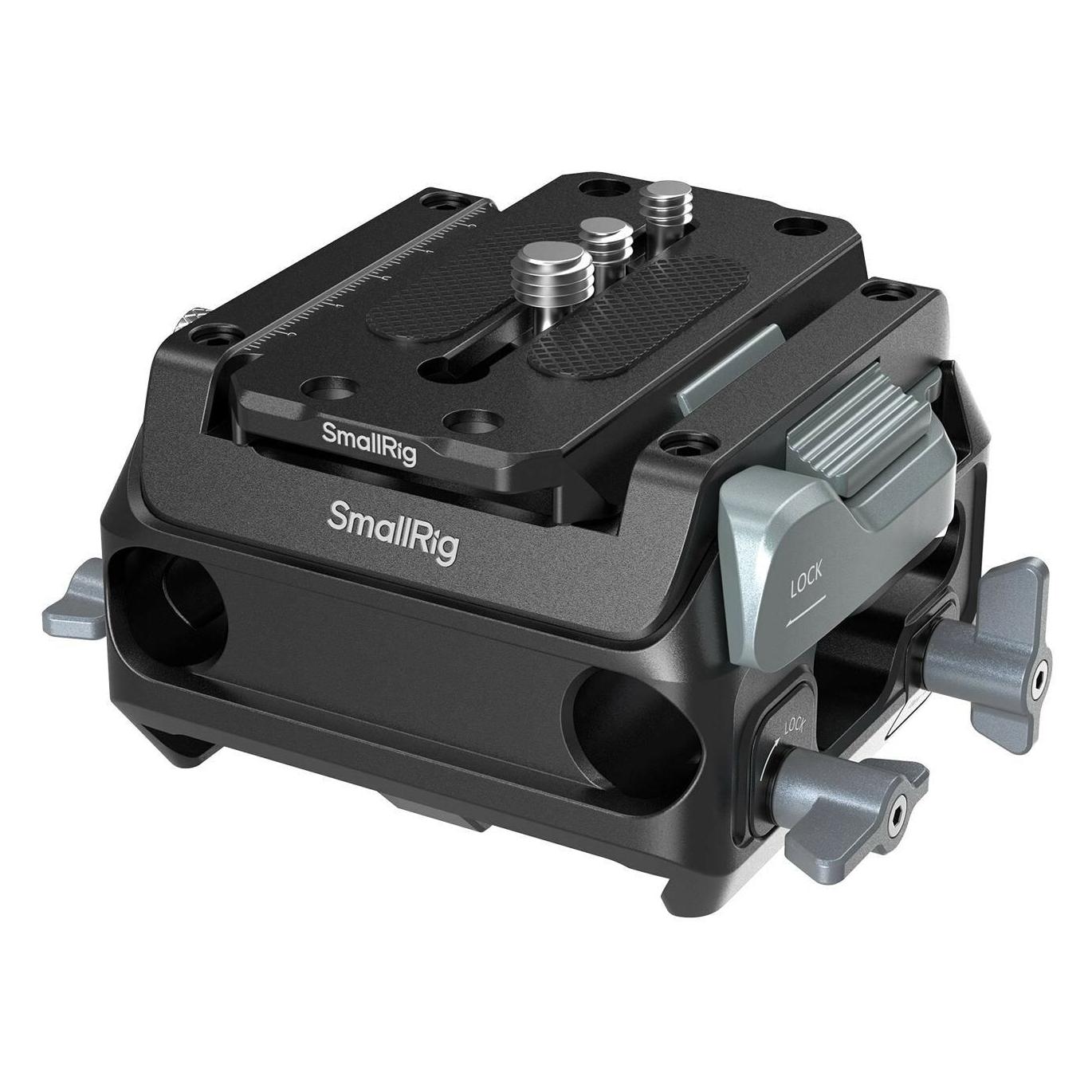 SmallRig 5366 Manfrotto-Type Mount Plate Kit with 15mm Dual Rod Clamp (5366)