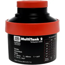 JOBO 2520 Multi Tank 2 (Entwickl.dose) für 2xKB (OHNE Magnet/Spule)
