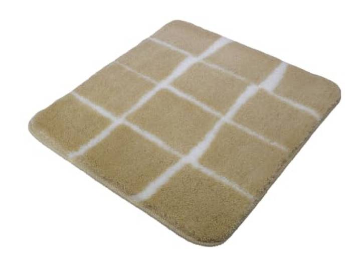 Kleine Wolke Badteppich Carat Sandbeige 55 x 60 cm