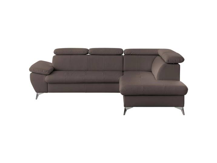 Ecksofa mit Schlaffunktion und Bettkasten Gisele Braun