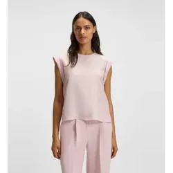BOSS für Damen. 50543548 Rosa Bluse Irnette (42), Lässig, Klassisch, Polyester, Ärmellos / Hosenträger