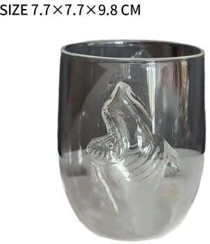Uplifted Finds Jaws 50th Anniversary Limited Edition Glass High Performance Bruce Shark Collectible Whiskey Tumbler Jaws 50th Anniversary Limited Edition Glass High Performance Bruce Shark Collectible Whiskey Tumbler