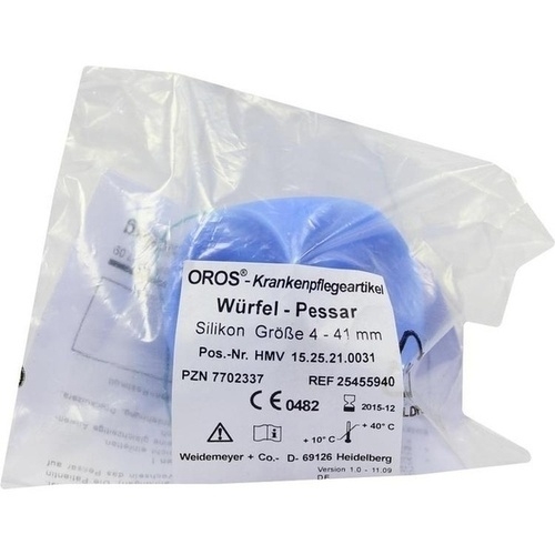 WEIDEMEYER + Co. Würfelpessar Silicon 41 mm Größe 4 07702337