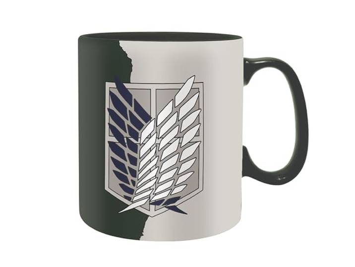 Attack On Titan L'Attaque Des Titans Emblem S4 Indifférent Mug multicolore Céramique