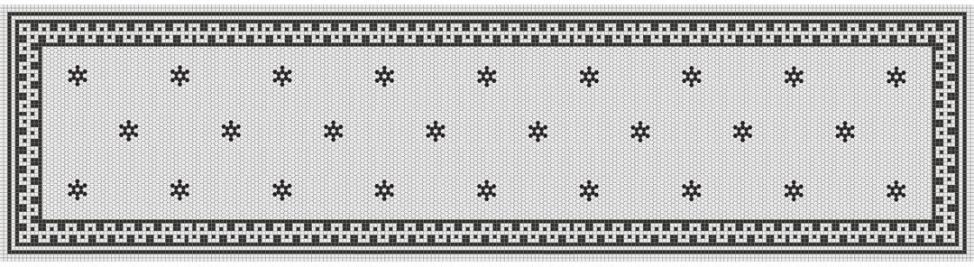 Brayden Studio Buyse Vinyl Machine Printed Area Rug Rectangle 2'2" x 8'2.4"