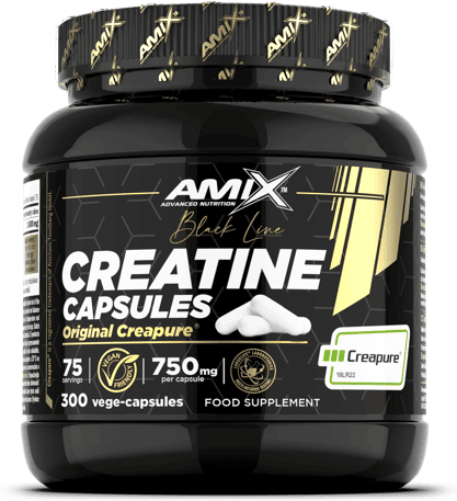Amix Nutrition Black Line Creatine Creapure Capsules 120 VCaps