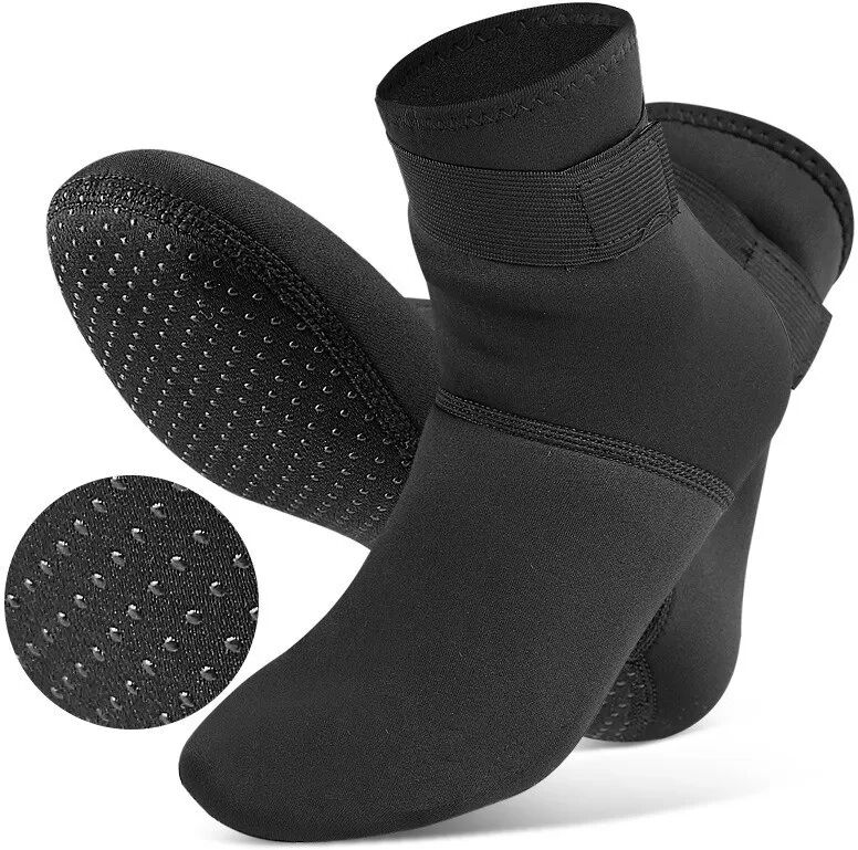 INF Neopren Mid-Calf Schnorchelsocken - Rutschfest, Warm und Schützend (1 Paar) M