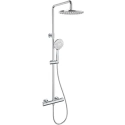 Plieger, Duschsystem, Voda Regendusche - Komplettes Duschsystem - Duschset mit Tap - Chrom - 10 Jahre Garantie (11