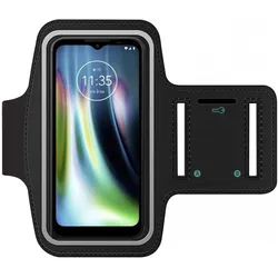 SmartFitness Motorola Defy 2021 Handy Sport Armband, Smartphone Sportarmband, Schwarz